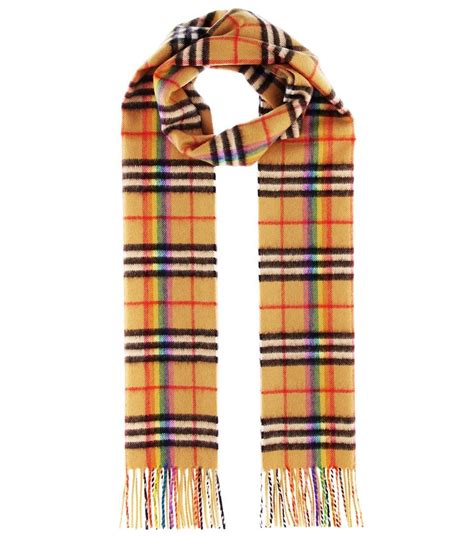 rainbow scarf burberry|Burberry scarf for men.